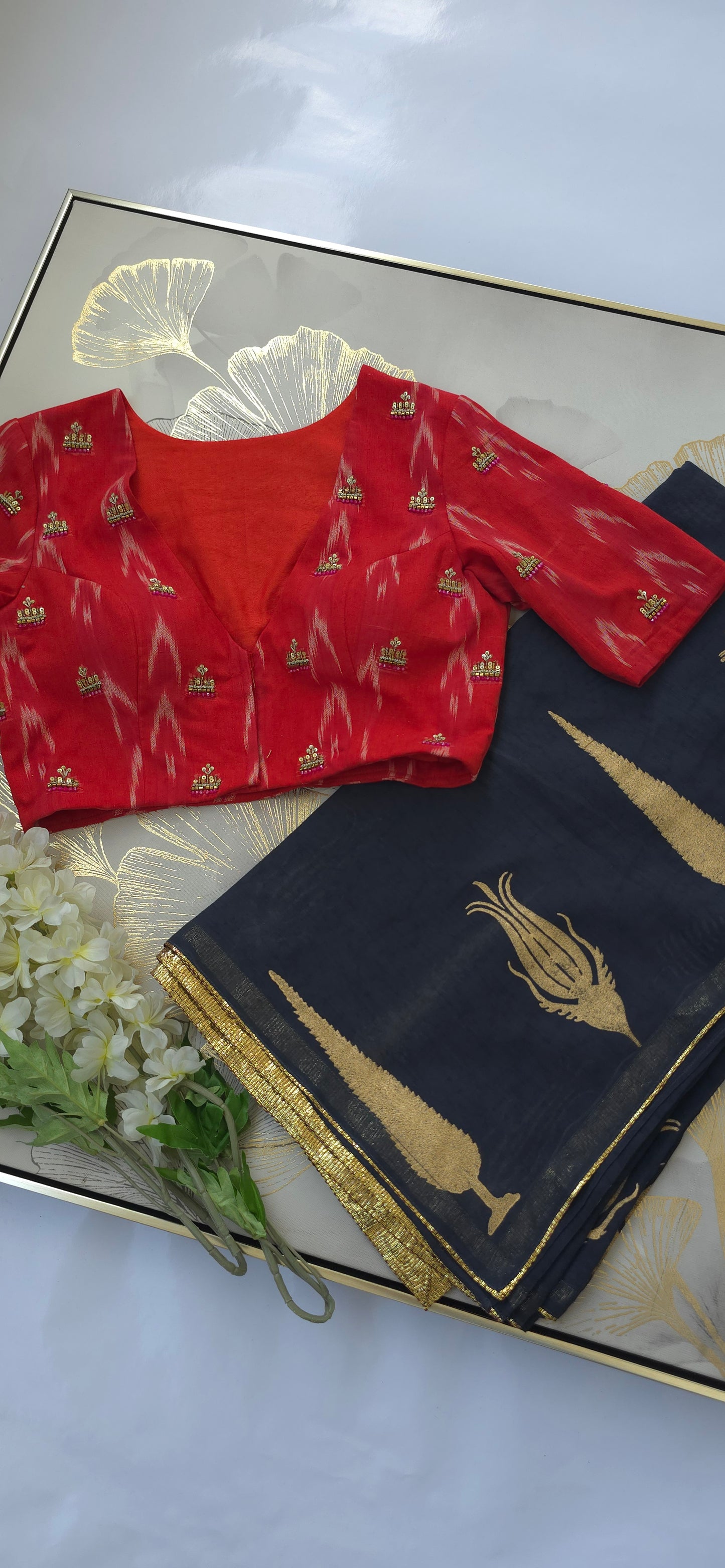Shahana Cotton with Self Design