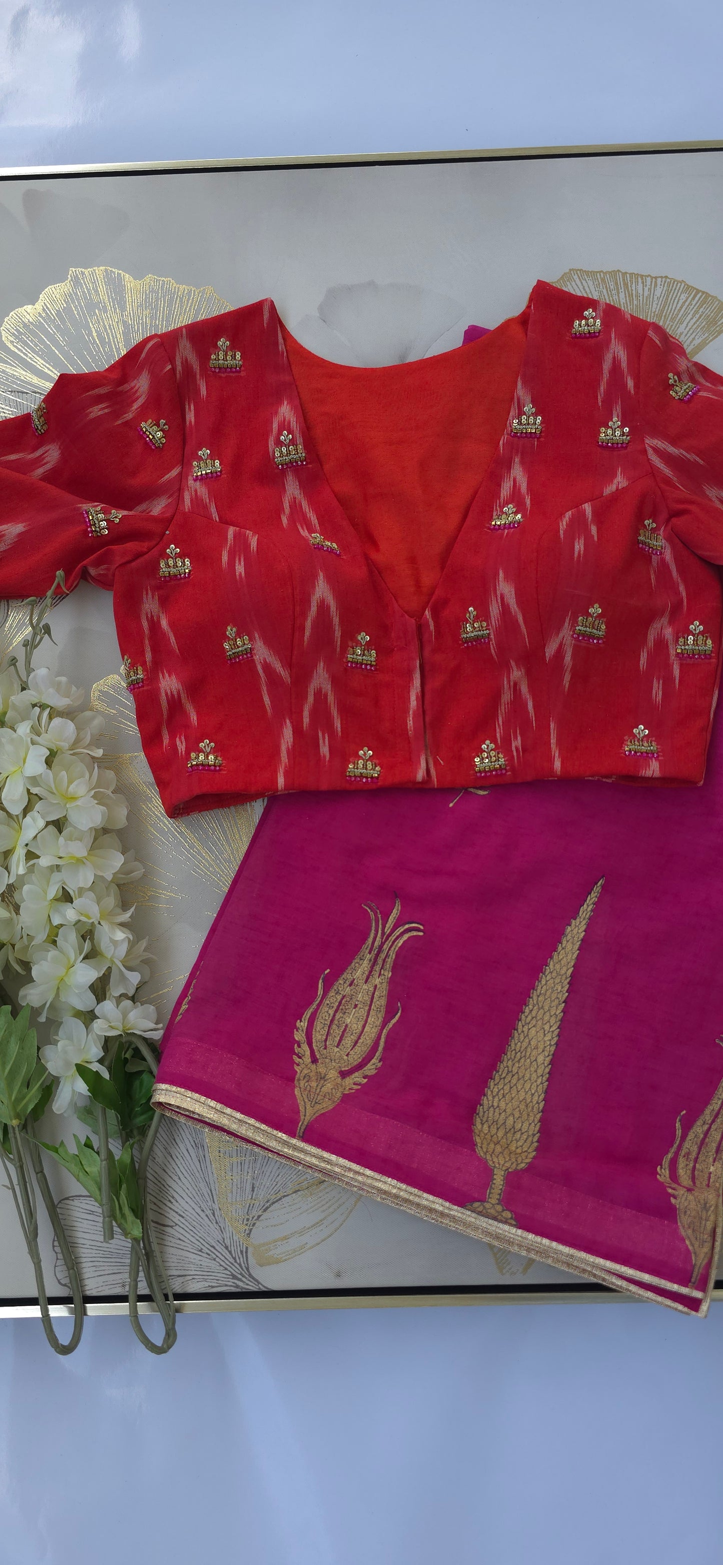 Shahana Pink Royale Saree