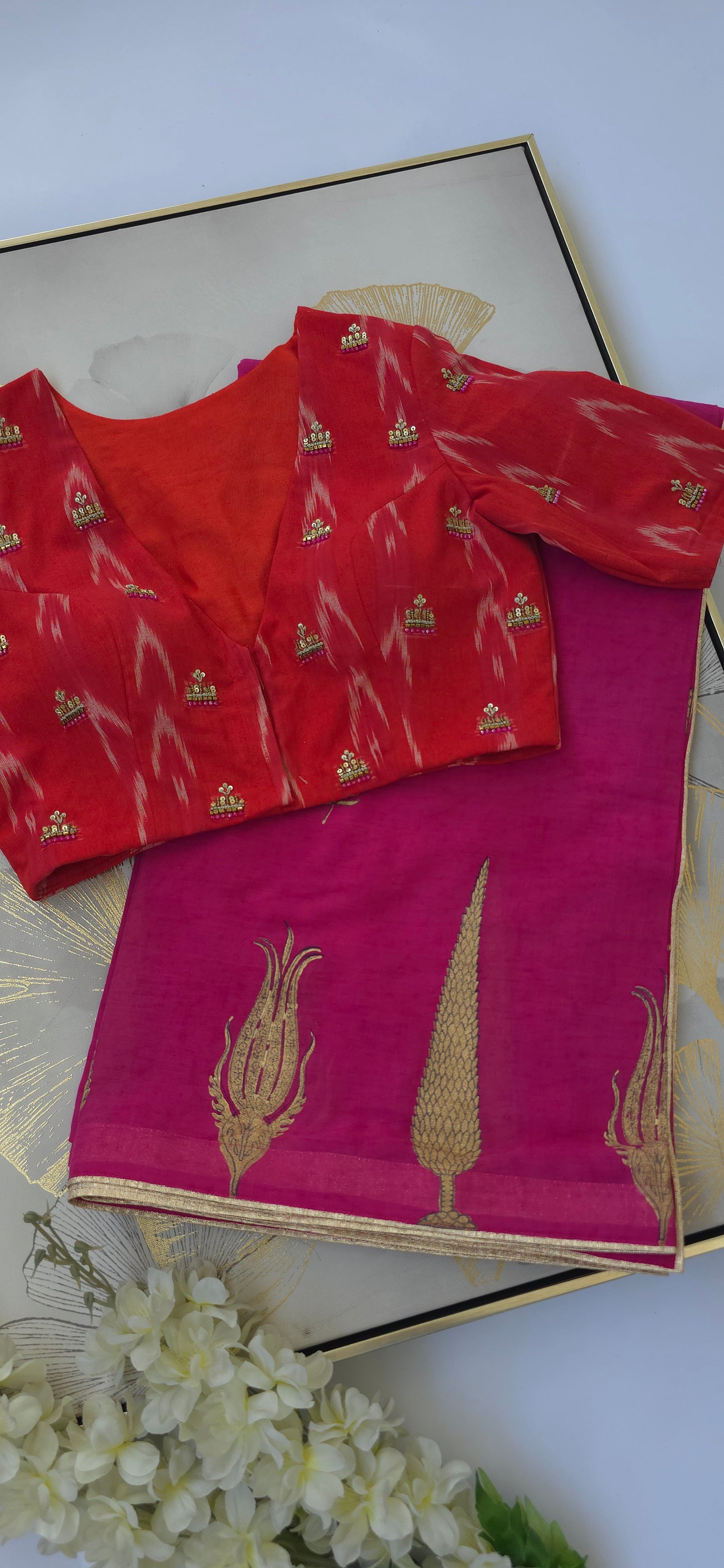 Shahana Pink Royale Saree