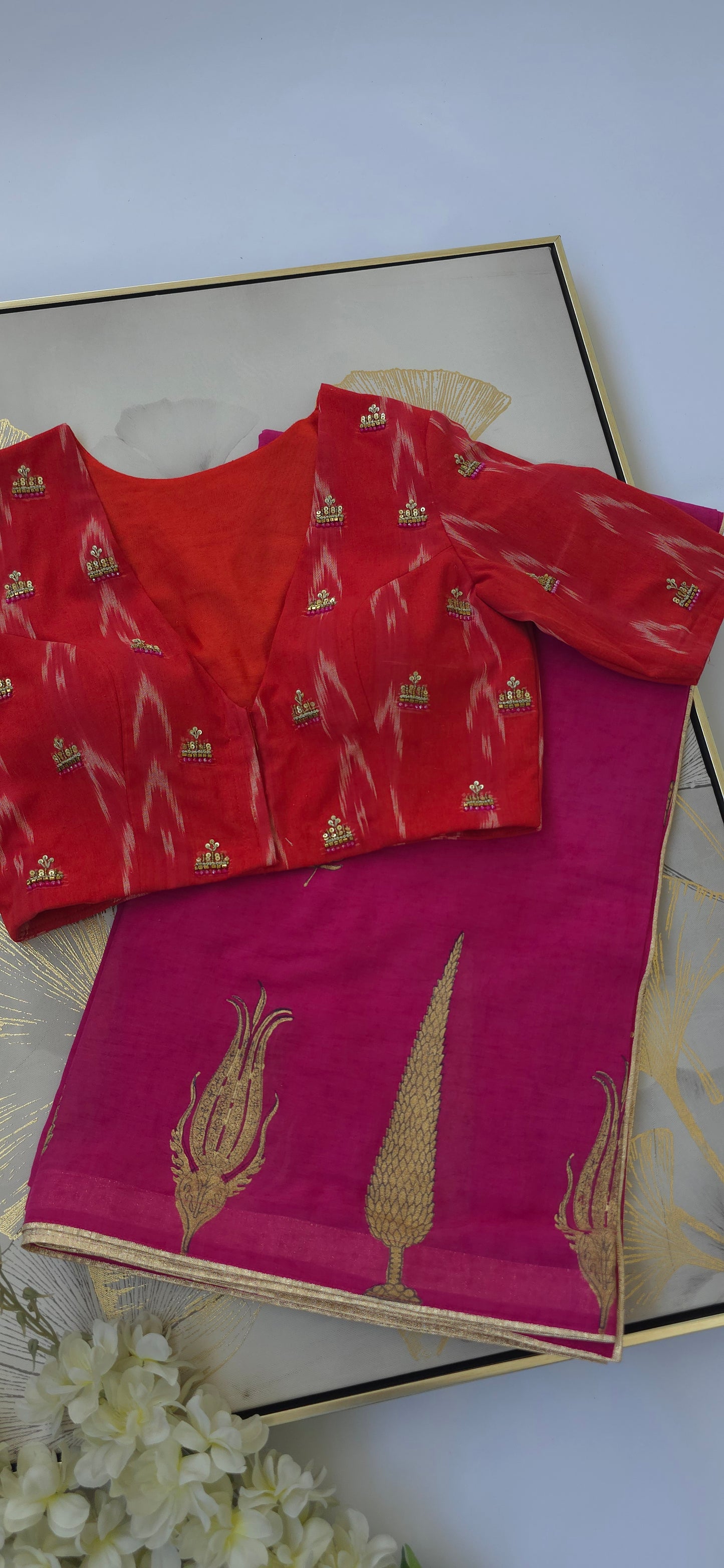 Shahana Pink Royale Saree