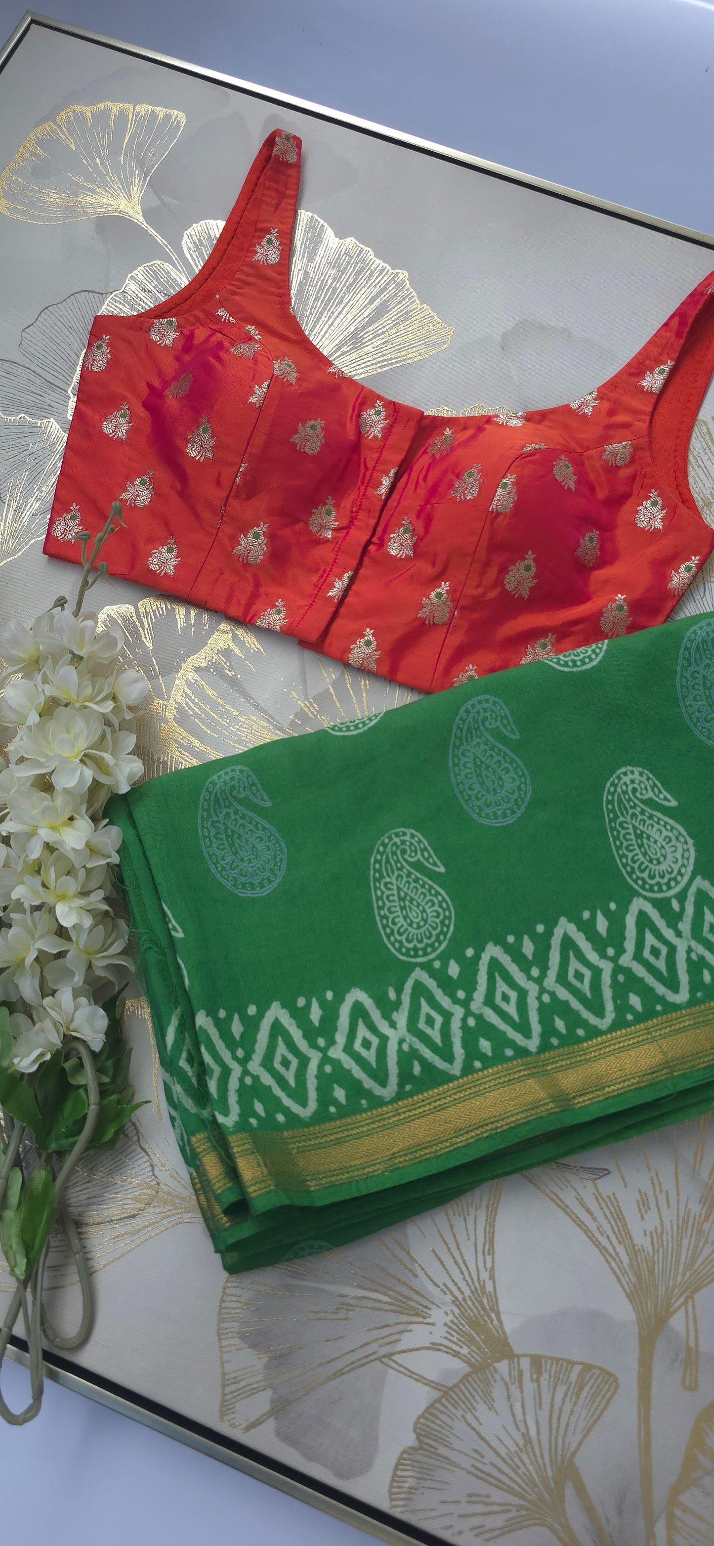 Mehak Green Grace Saree