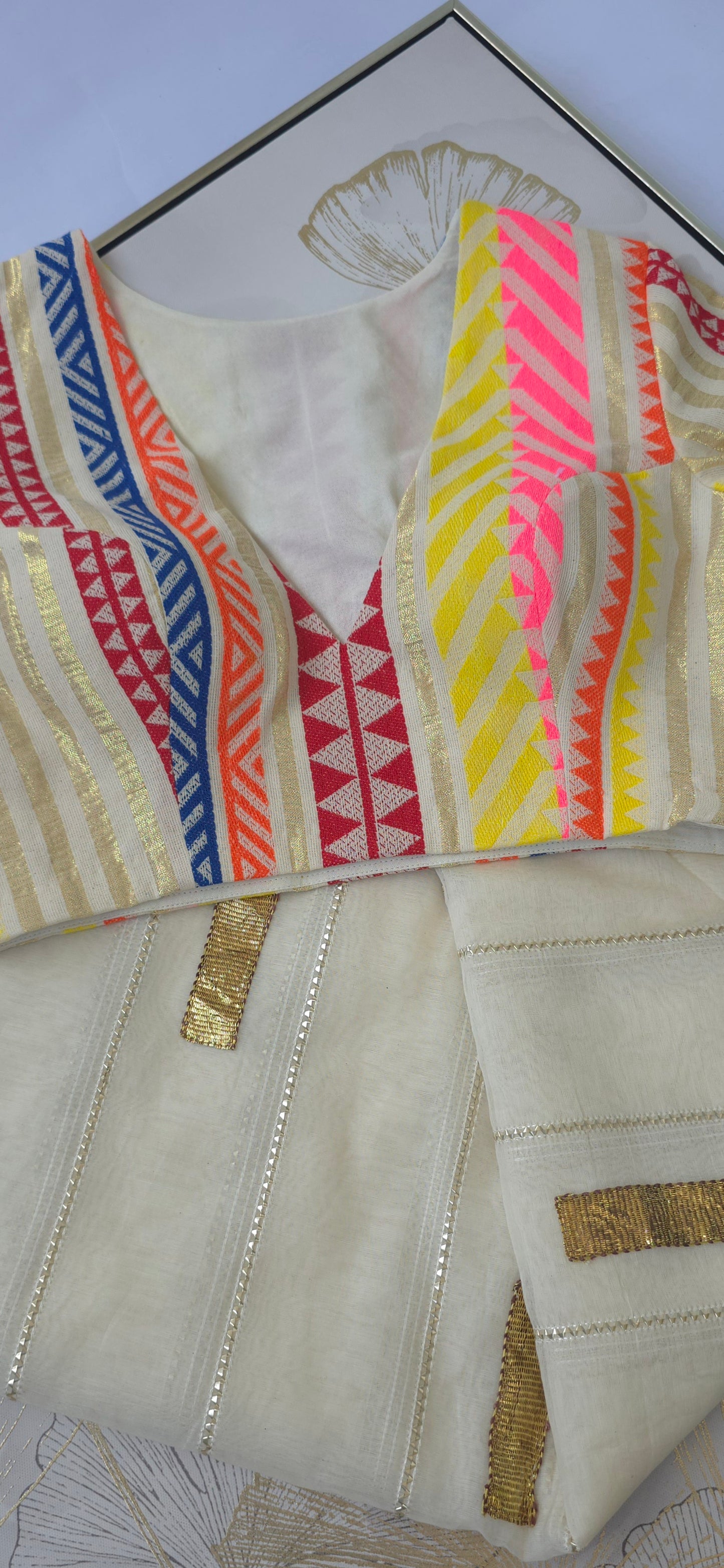 Colorweave Cotton Blouse