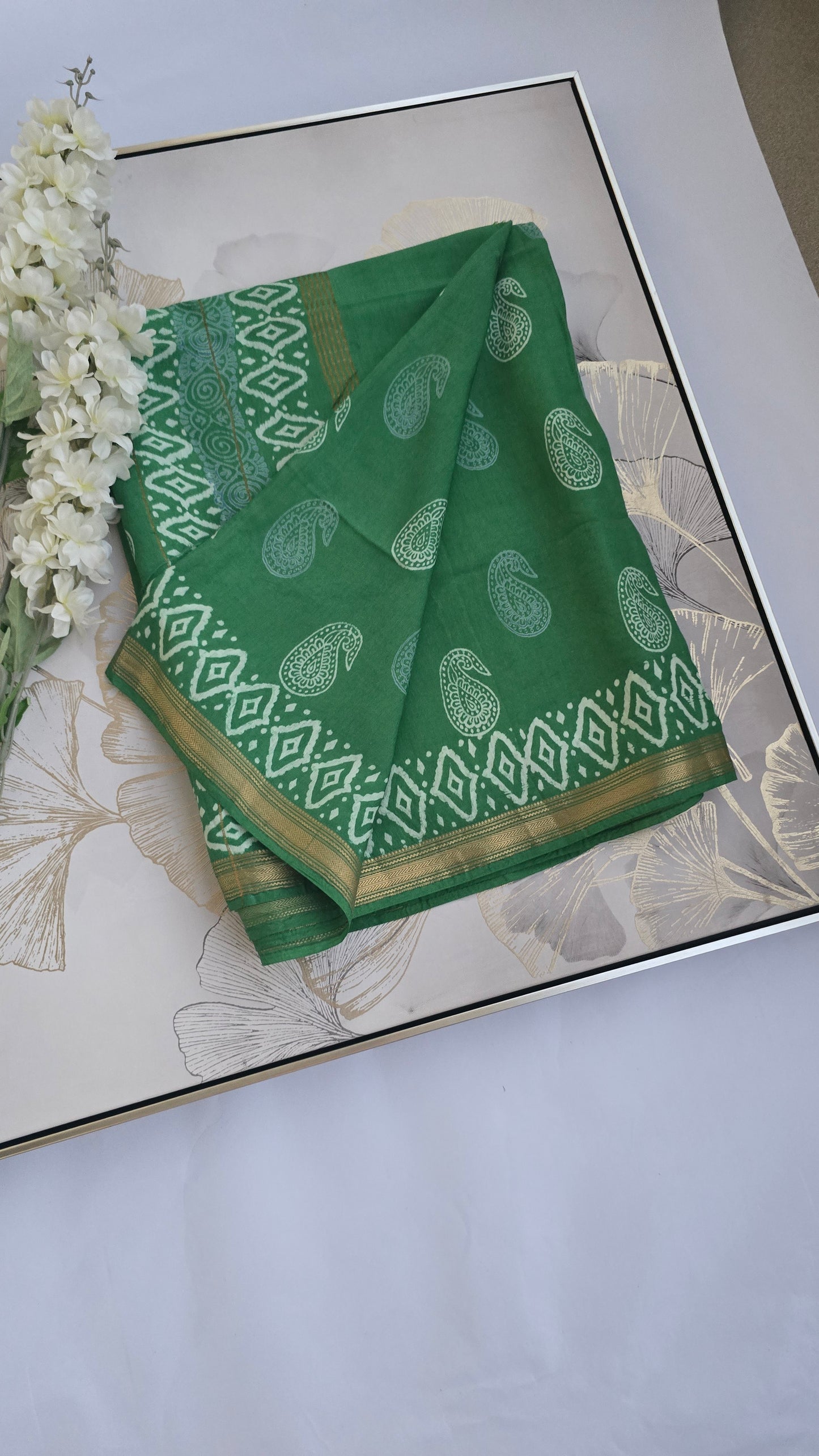 Mehak Green Grace Saree