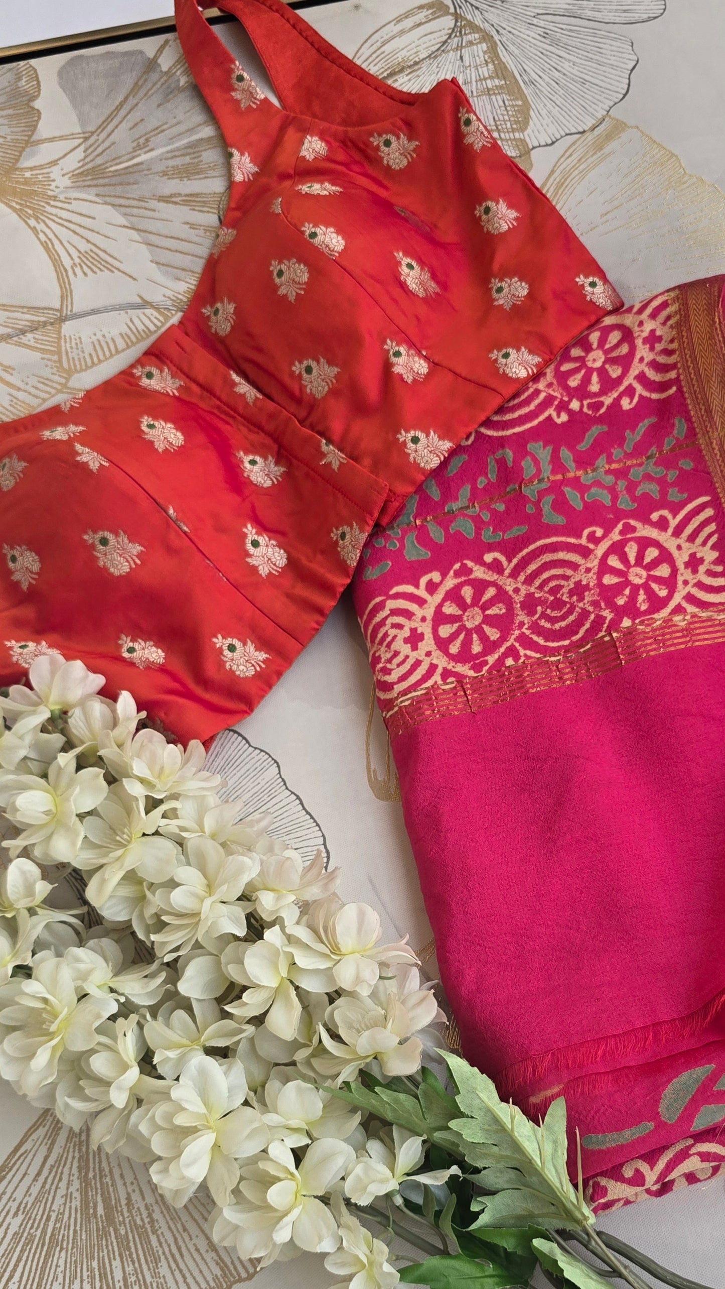 Hand Block Print Saree