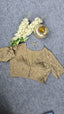 Soft Muted Olive Green Padded Blouse
