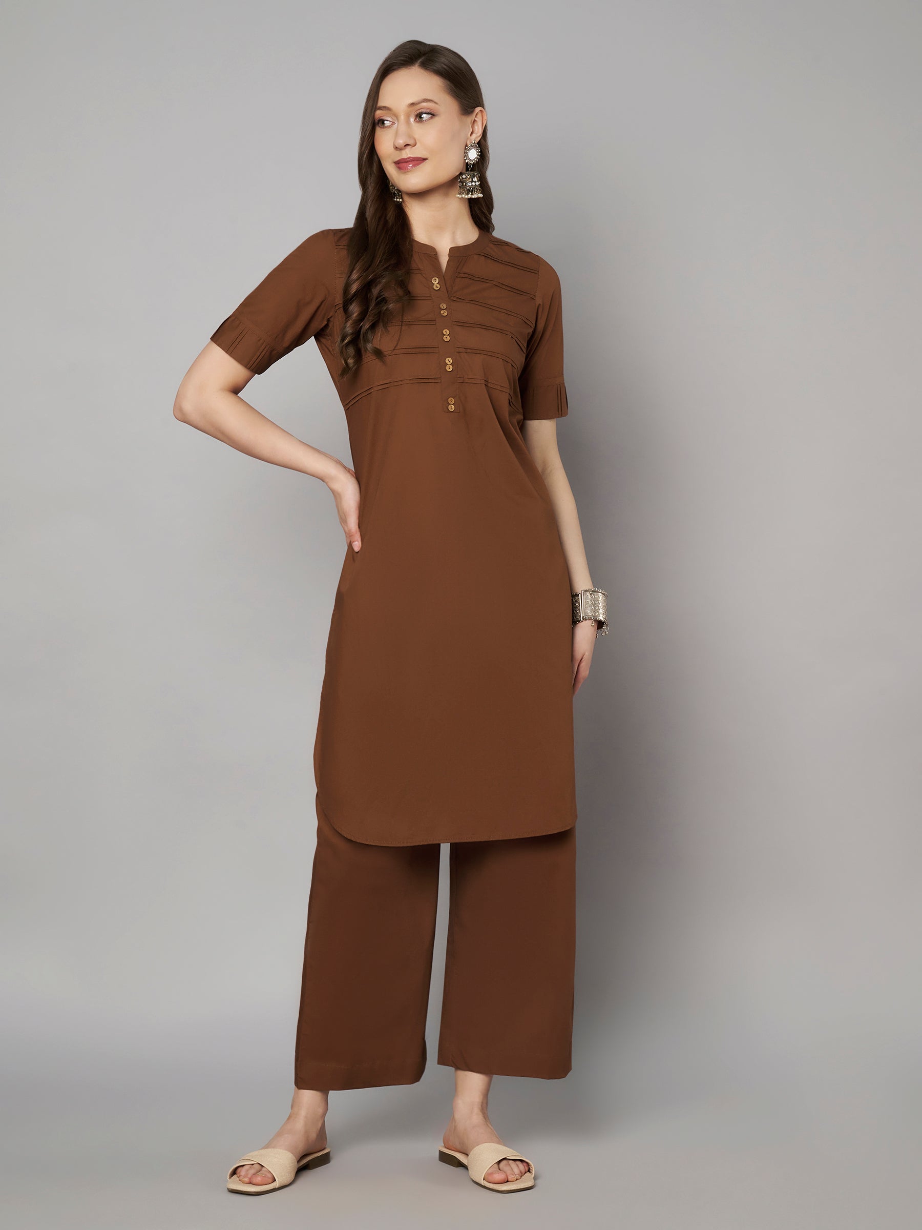 Mocha Muse Co-ord Set – Effortless Elegance in Every Step ✨