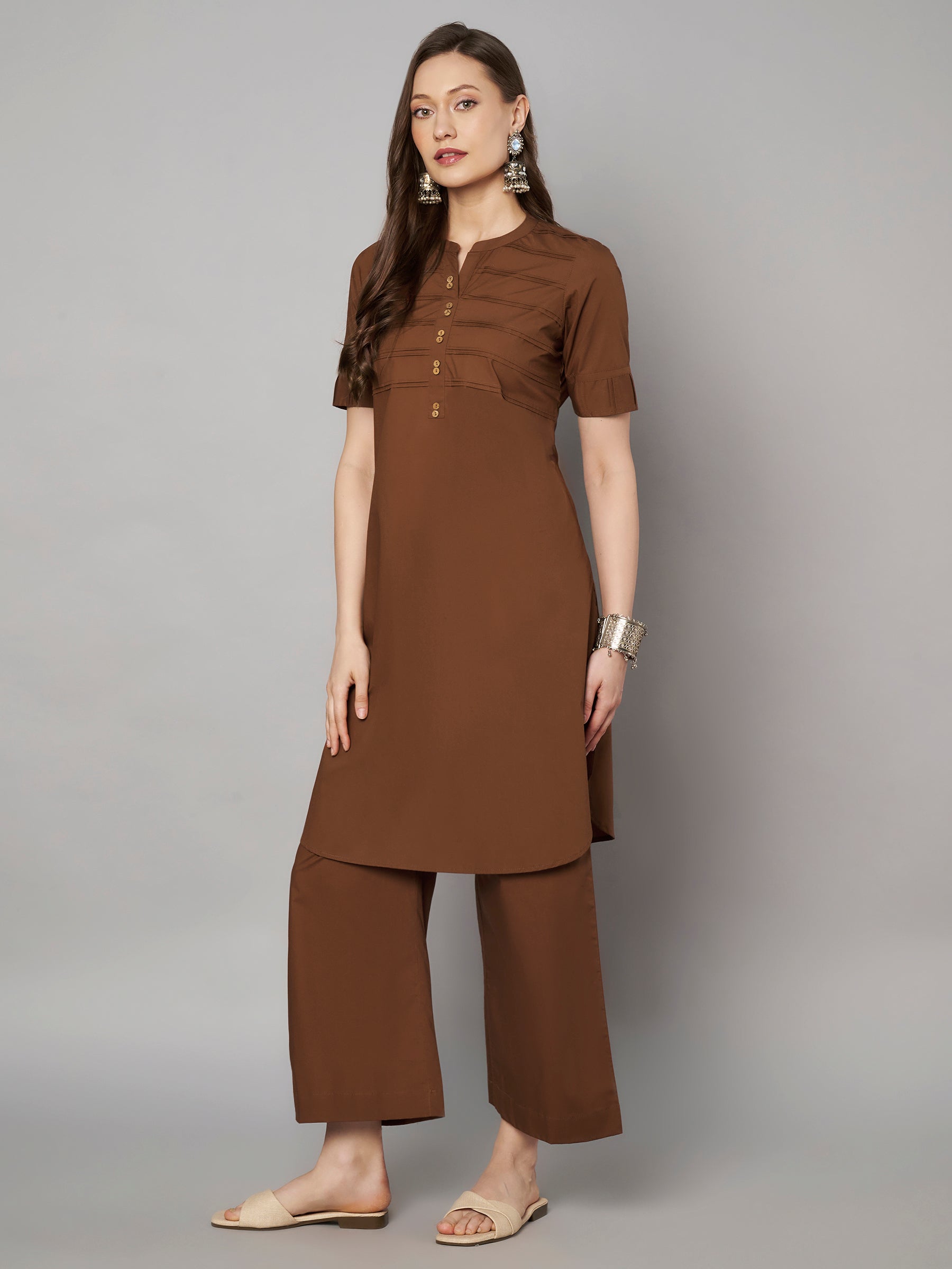 Mocha Muse Co-ord Set – Effortless Elegance in Every Step ✨