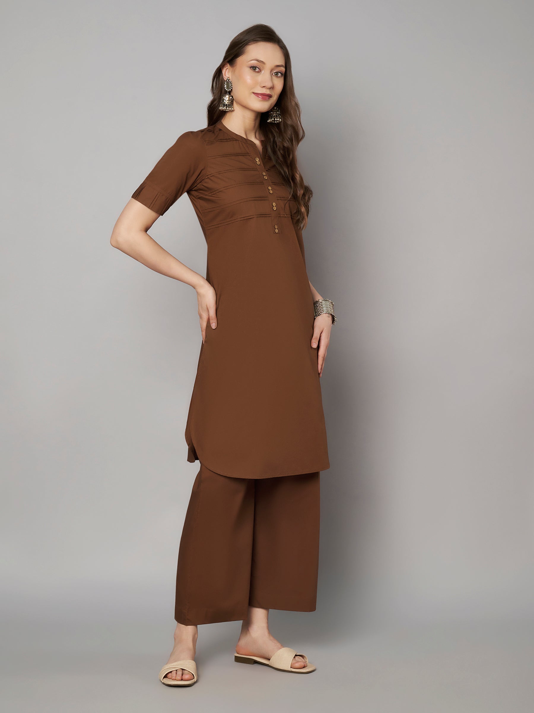 Mocha Muse Co-ord Set – Effortless Elegance in Every Step ✨