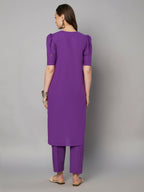 Timeless Purple Pant Set