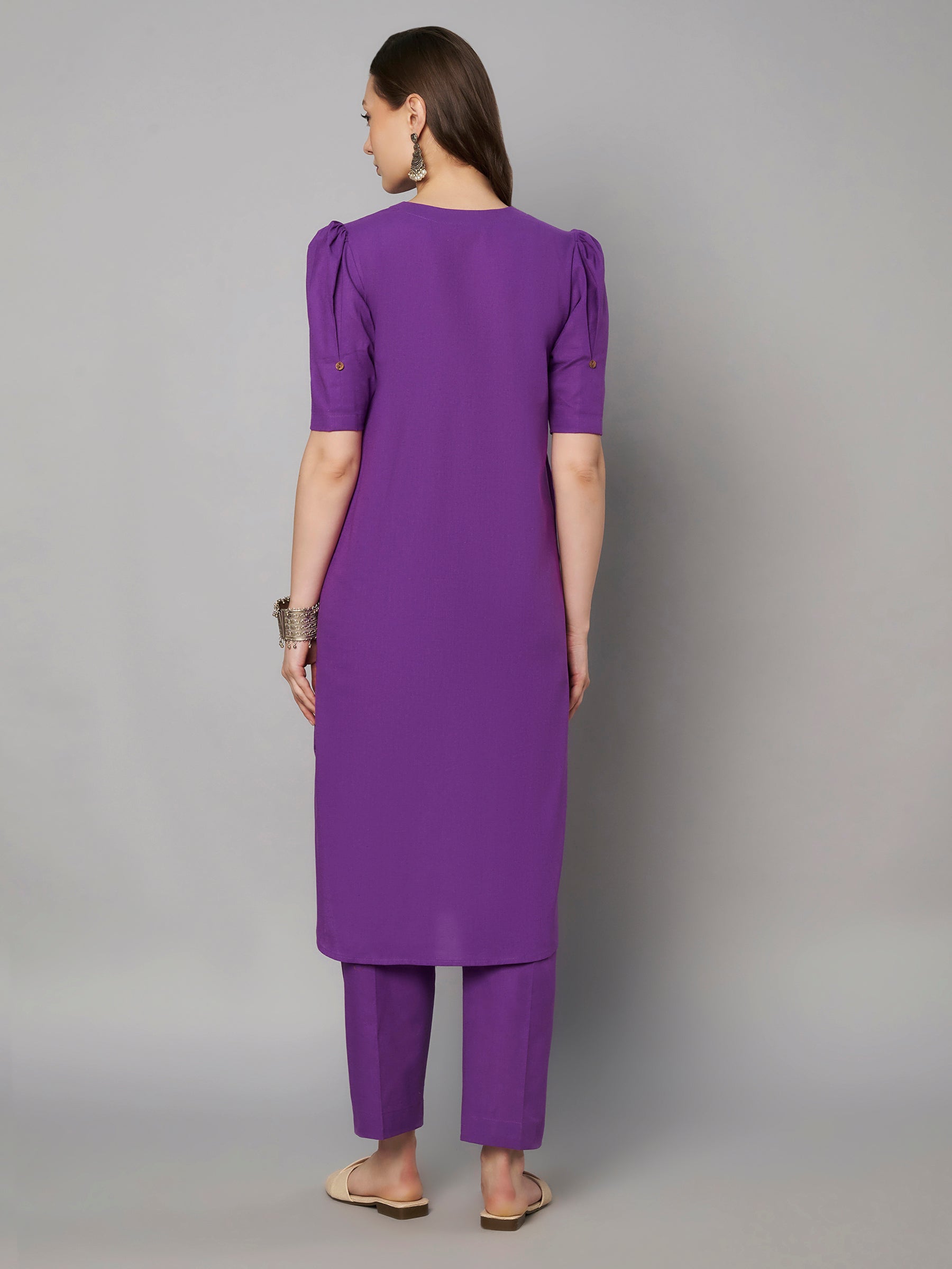 Timeless Purple Pant Set