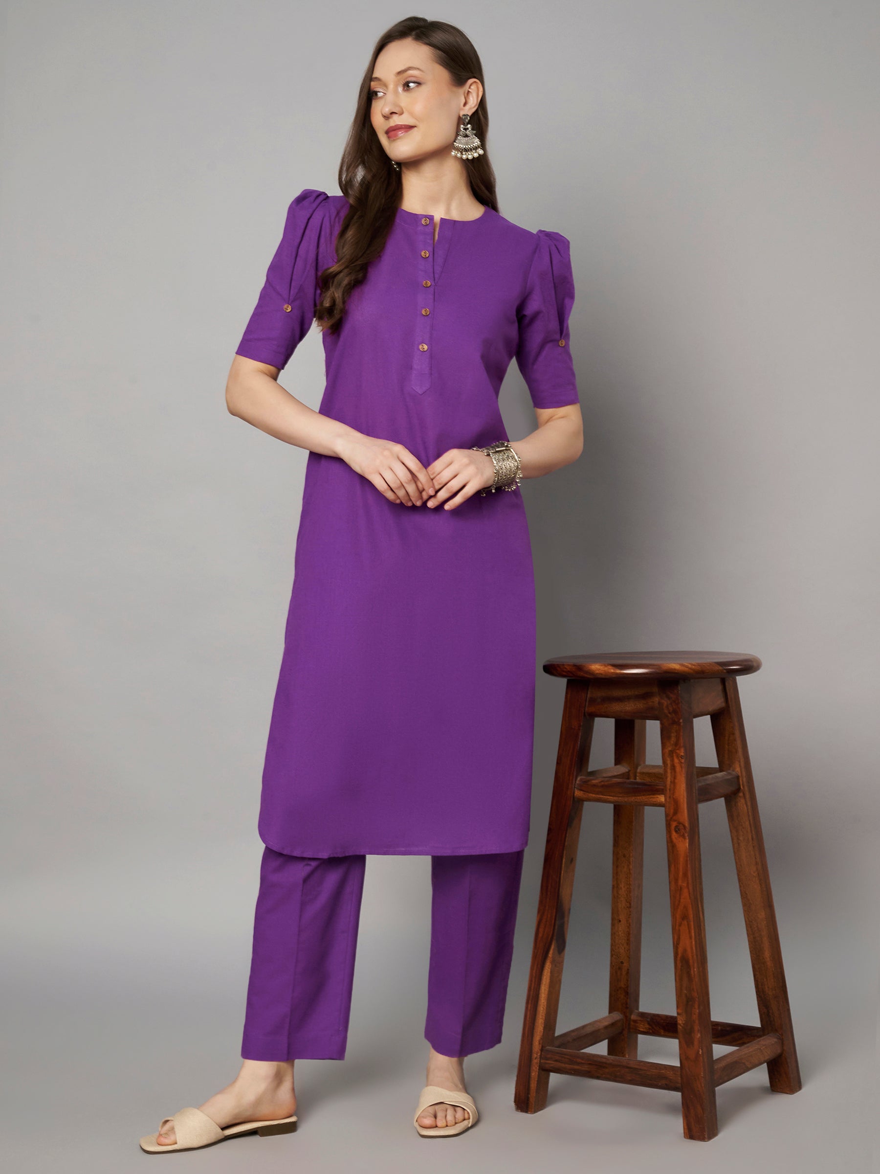 Timeless Purple Pant Set
