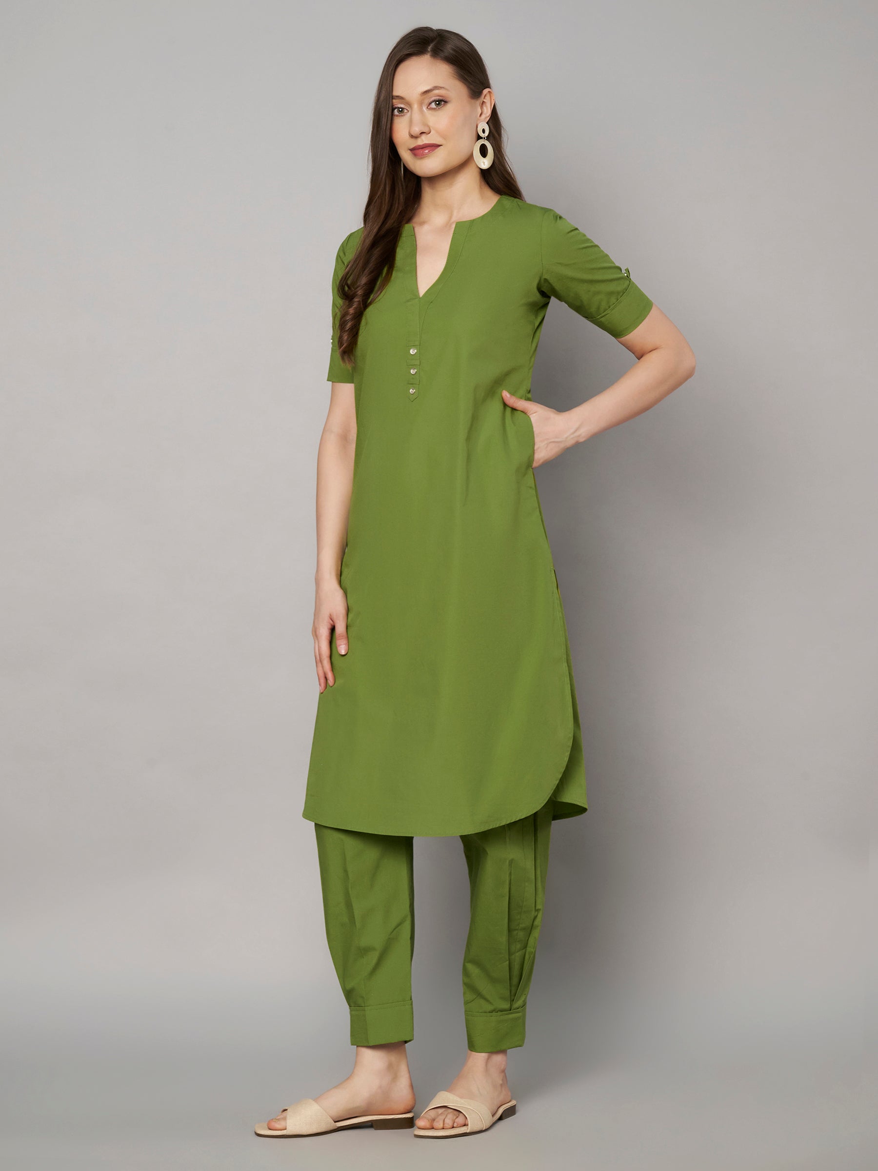 Olive Ease Co-ord Set