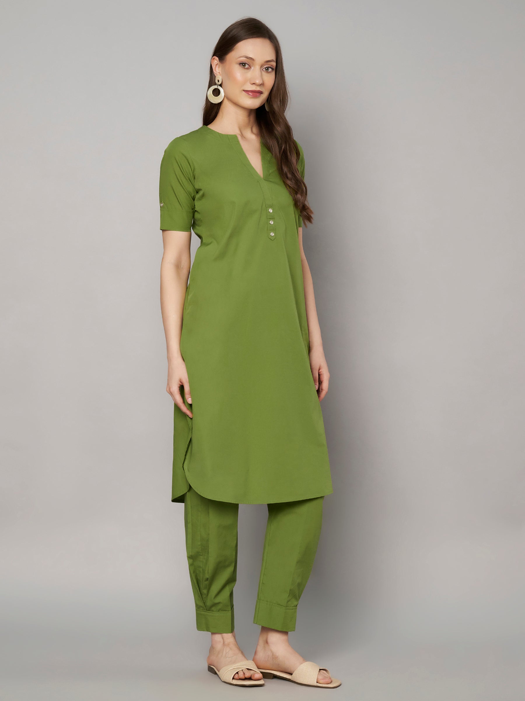 Olive Ease Co-ord Set