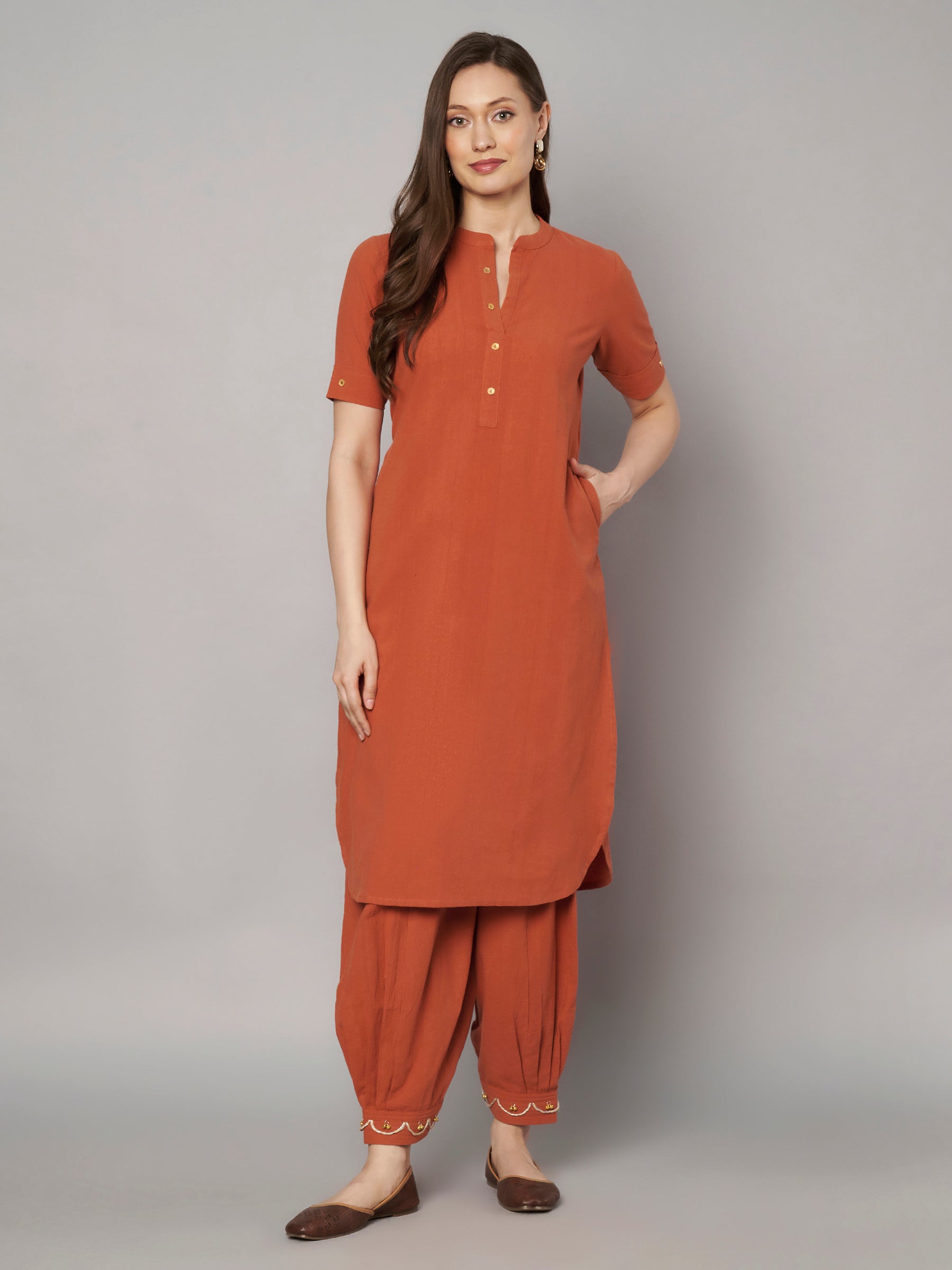 Burnt Orange Co-ord Set