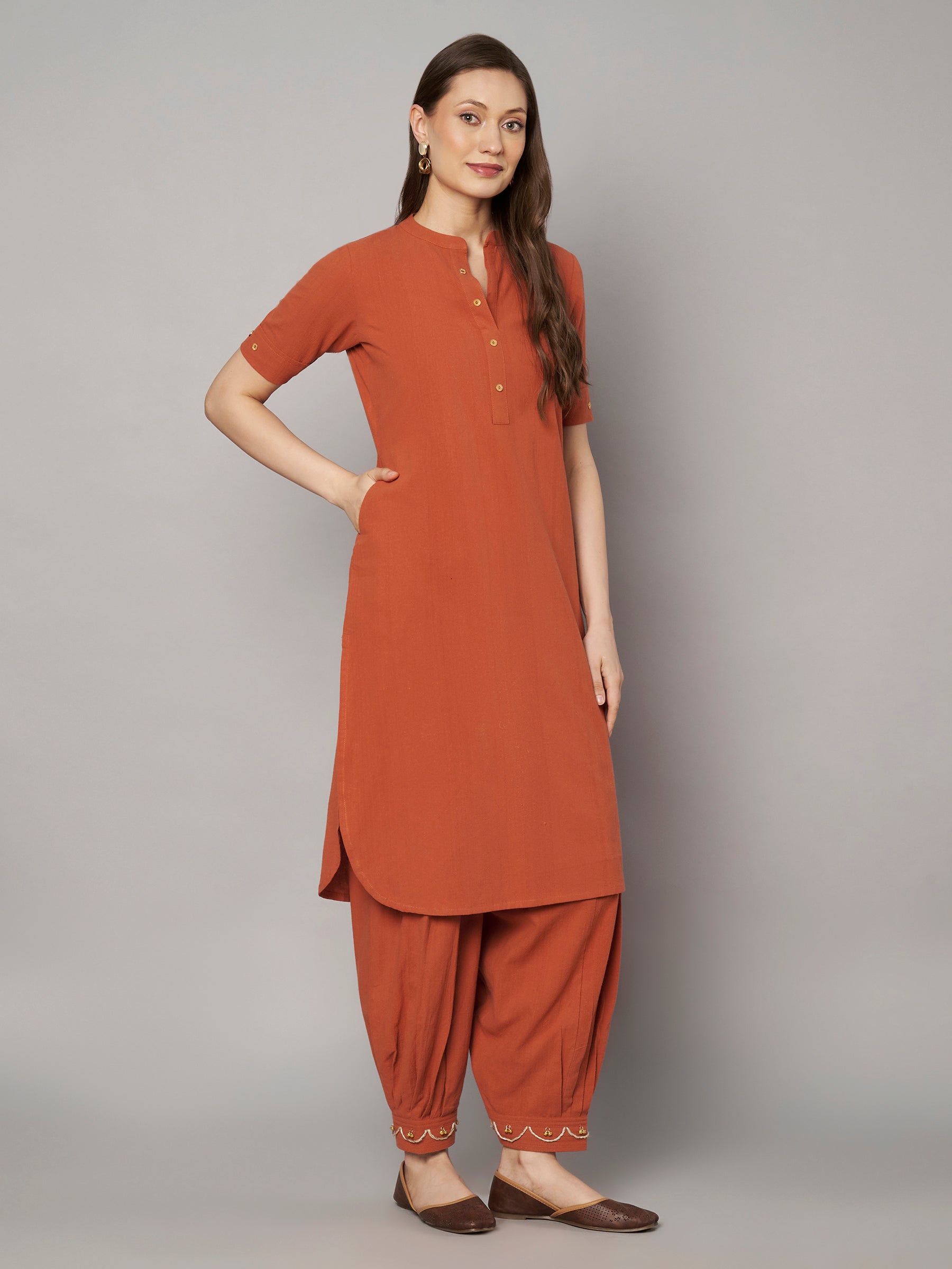 Burnt Orange Co-ord Set