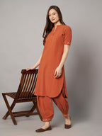 Burnt Orange Co-ord Set