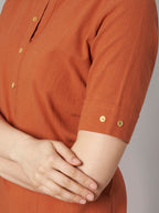 Burnt Orange Co-ord Set
