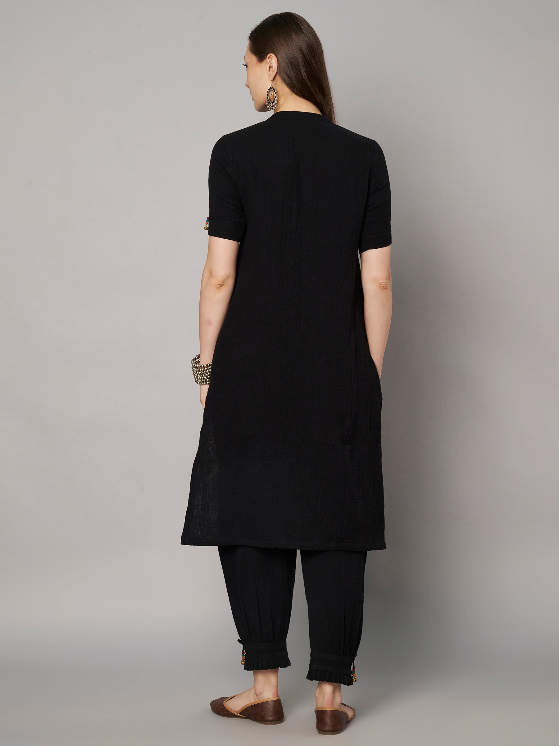 Black Minimal Co-ord