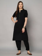 Black Minimal Co-ord