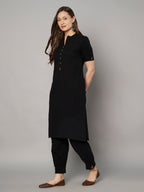 Black Minimal Co-ord