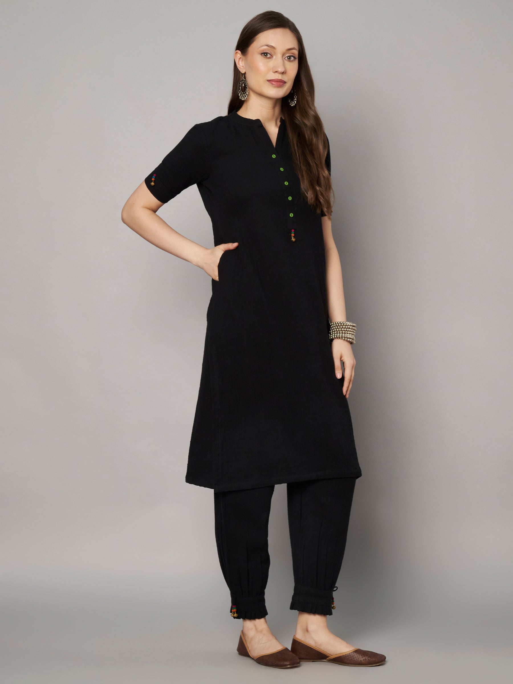 Black Minimal Co-ord