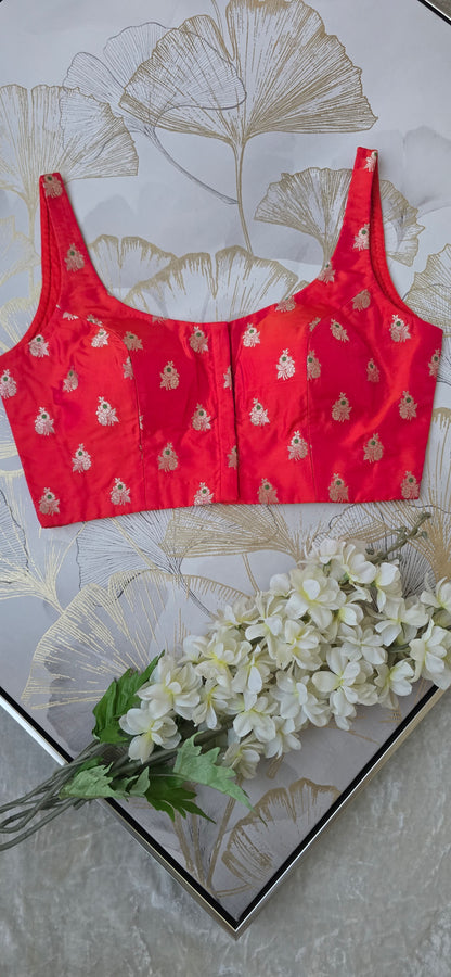 Gulabi Noor Silk Blend Padded Blouse