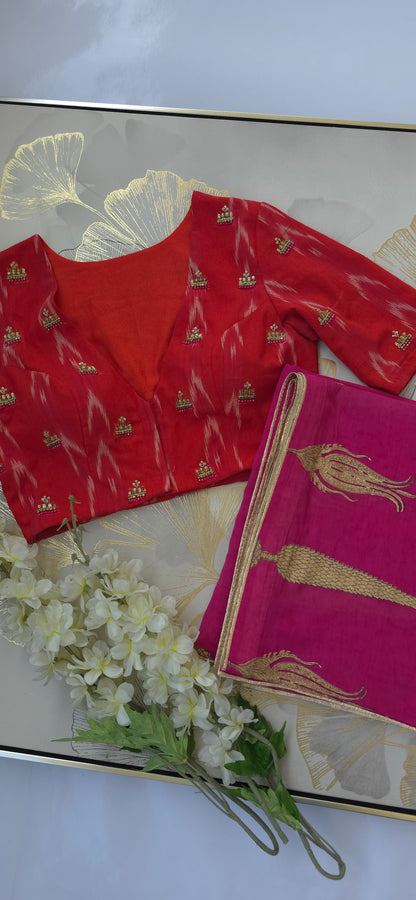 Shahana Pink Royale Saree