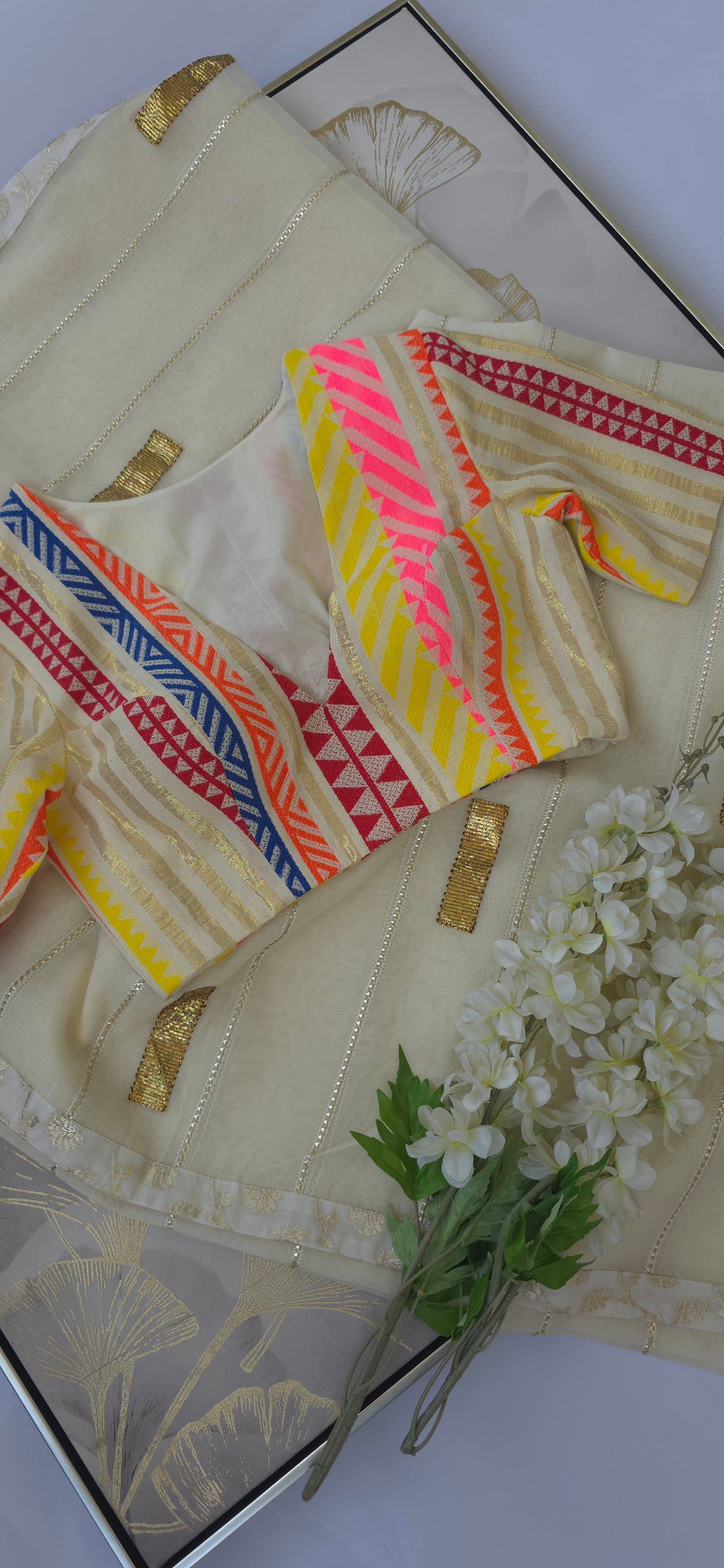 Colorweave Cotton Blouse