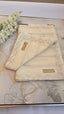 Ivory Gold Chanderi Blend Saree