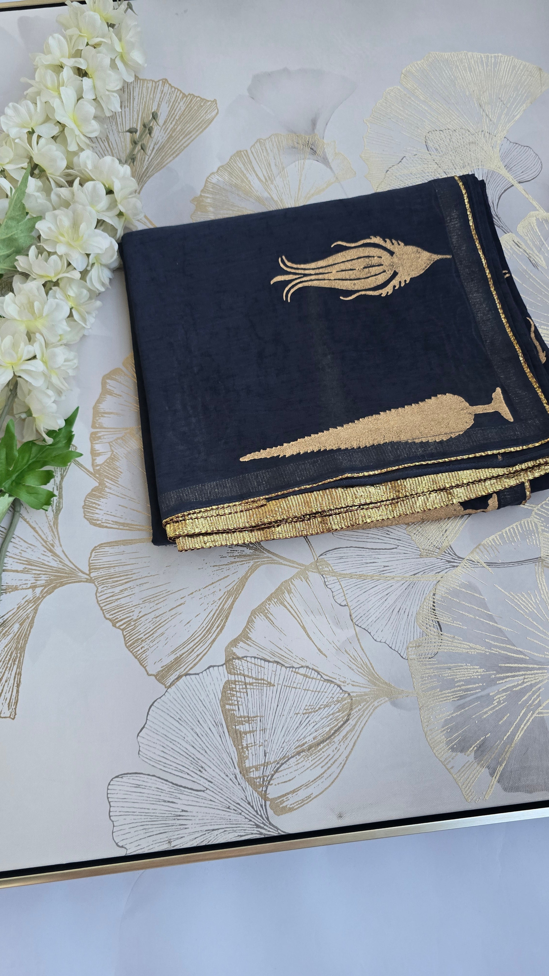 Shahana Cotton with Self Design