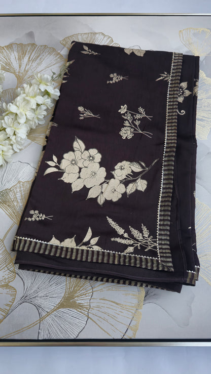 Cocoa Royale Saree