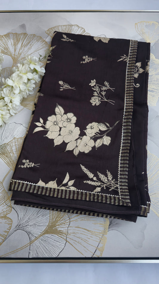 Cocoa Royale Saree