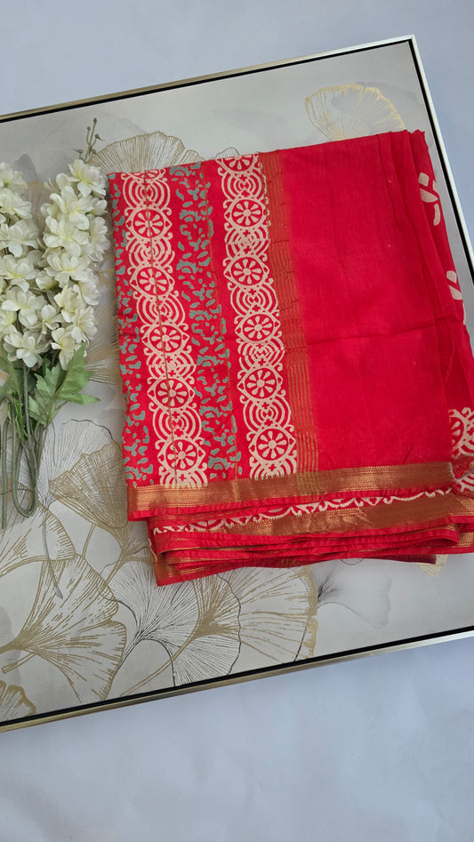 Mehak Maheshwari Silk Cotton with Modal Blend Saree