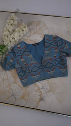 Denim Dusk Denim Print Blouse