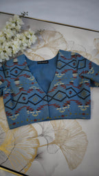 Denim Dusk Denim Print Blouse