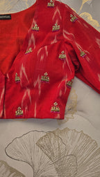Rudraja Cotton Ikat Print Blouse