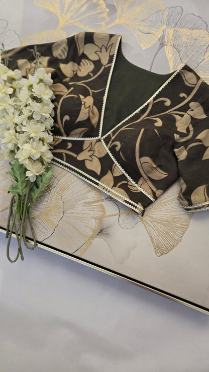 Madhumati Cotton Kalamkari Print Blouse