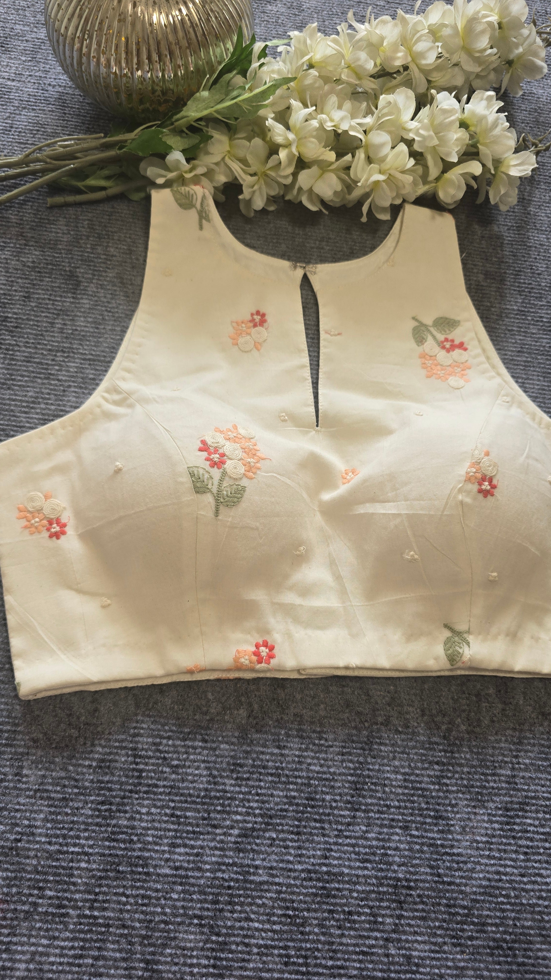Ivory Bloom Blouse