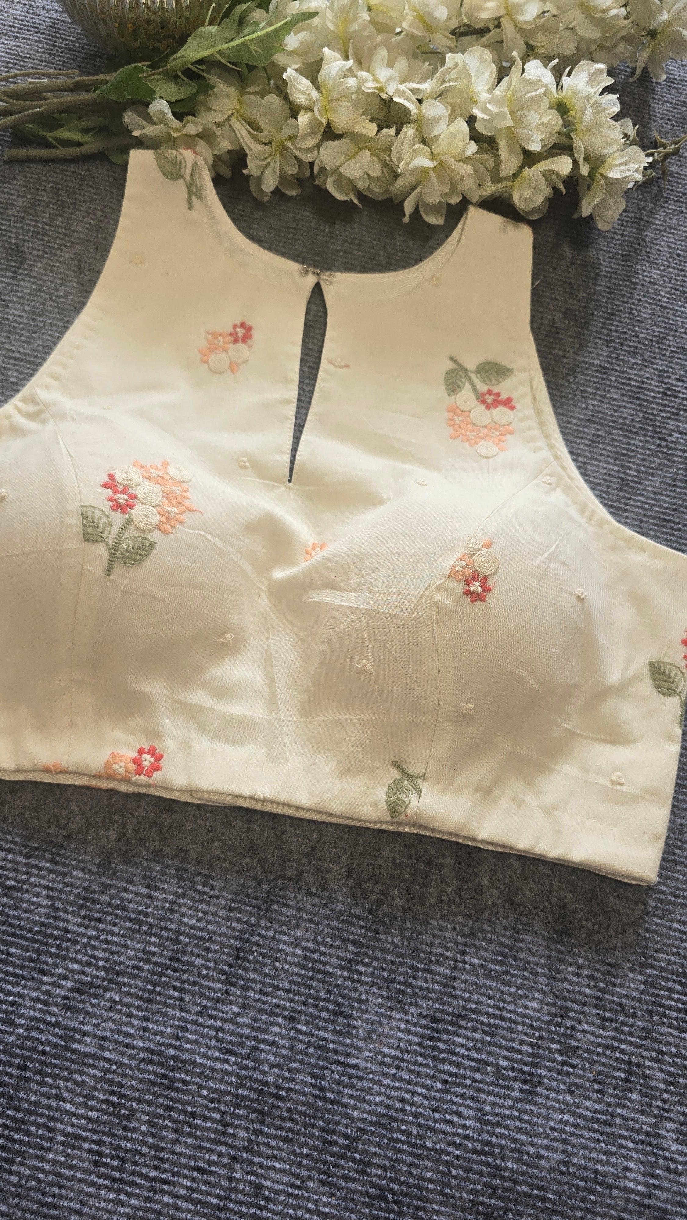 Ivory Bloom Blouse