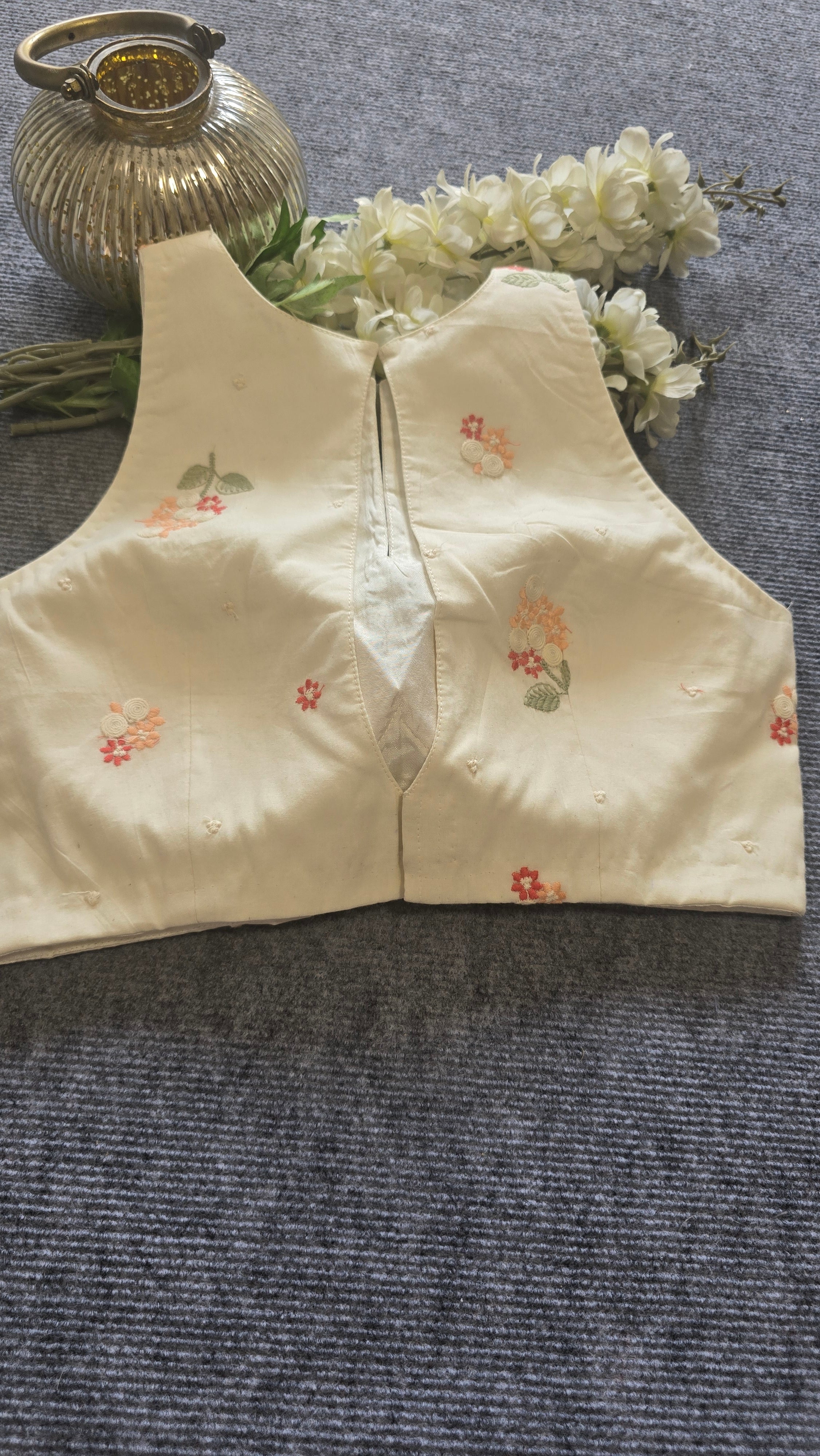 Ivory Bloom Blouse