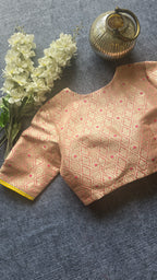 Back view of Gulnaar Banarasi blouse