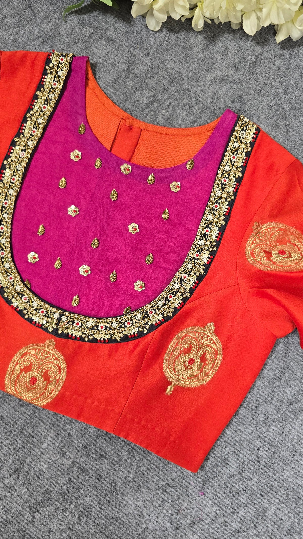 Orange Gulnaar Blouse
