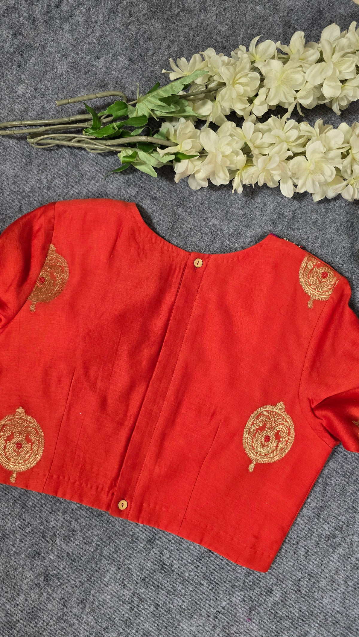 Orange Gulnaar Blouse