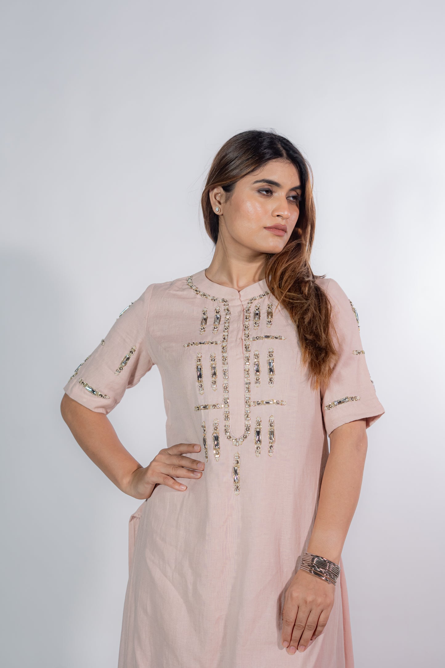 Nazm hand embroidered co-ord set