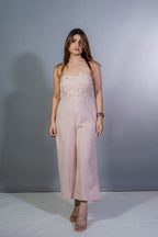 Dusty Pink Linen Jumpsuit
