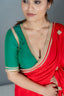 Classic Green Cotton Handloom Blouse