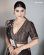 Brown Tissue Chanderi Blouse