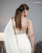 Rose Gold Sleeveless Padded Blouse