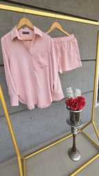 The comfy edit Modal pink cotton set
