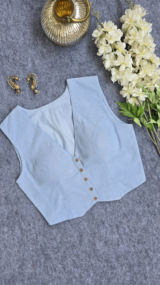 Waist Coat Padded Blouse